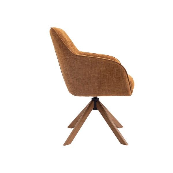 Narancssárga kárpitozott étkezőfotel szett 2 db-os Avola – Unique Furniture-image-4