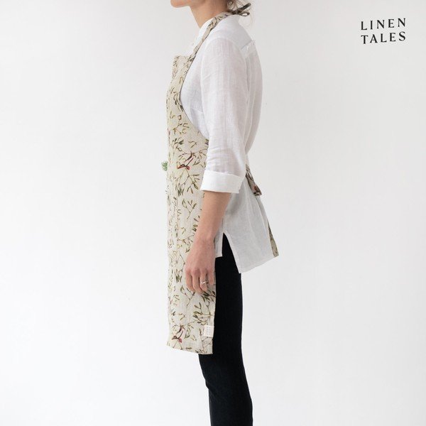 Len kötény karácsonyi mintával – Linen Tales-image-1