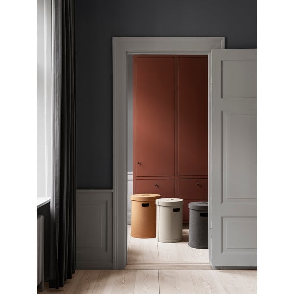 Bézs műbőr szennyeskosár Sahla M – Blomus-image-4