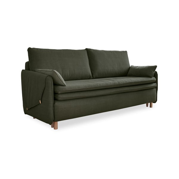 Zöld kinyitható kanapé 207 cm Simon – Miuform