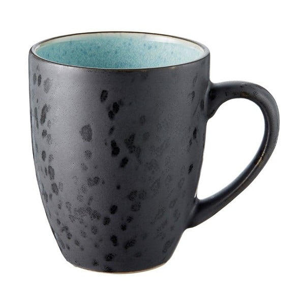 Fekete-sötétkék kerámia bögre szett 4 db-os 300 ml Gastro Black/Mix – Bitz-image-4