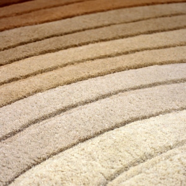 Téglavörös gyapjú szőnyeg 200x290 cm Puddle Ombre Wool – Flair Rugs-image-2