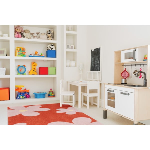 Piros-rózsaszín gyerek szőnyeg 80x150 cm Lolly Coral – FD-image-1