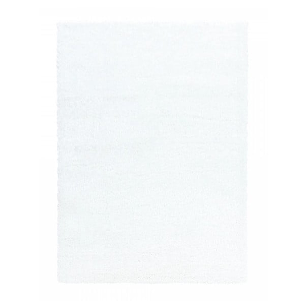 Fehér mosható szőnyeg 80x150 cm Pelush White – Mila Home