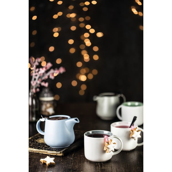 Tint fehér porcelán bögre rózsaszín belsővel, 440 ml - Maxwell & Williams-image-2