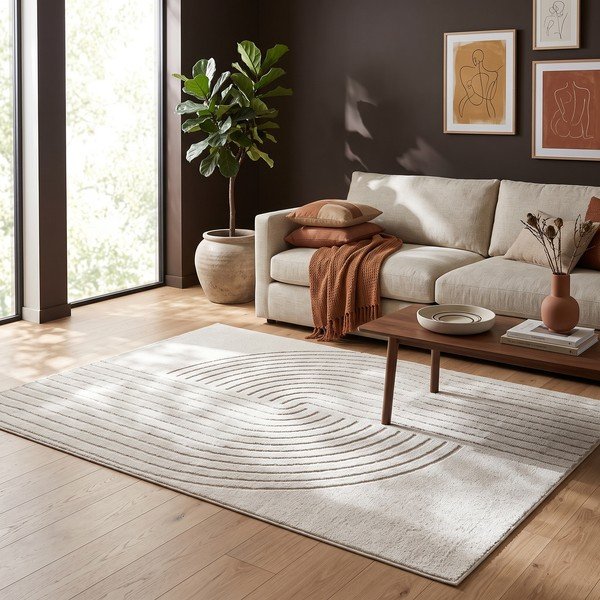 Krémszínű szőnyeg 200x290 cm Solace – ESTE-image-3