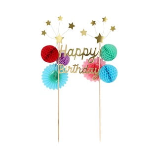 Beszúrható torta felirat Happy Birthday – Meri Meri