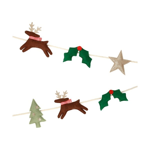Girland karácsonyi mintával Festive Icon – Meri Meri