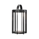 Fekete USB kültéri LED lámpás (magasság 30 cm) Firefly – Zone