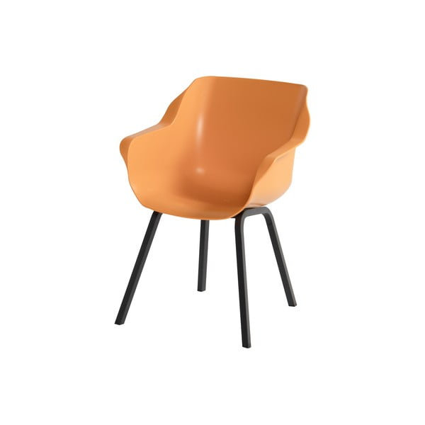 Narancssárga műanyag kerti szék szett 2 db-os Sophie Element – Hartman