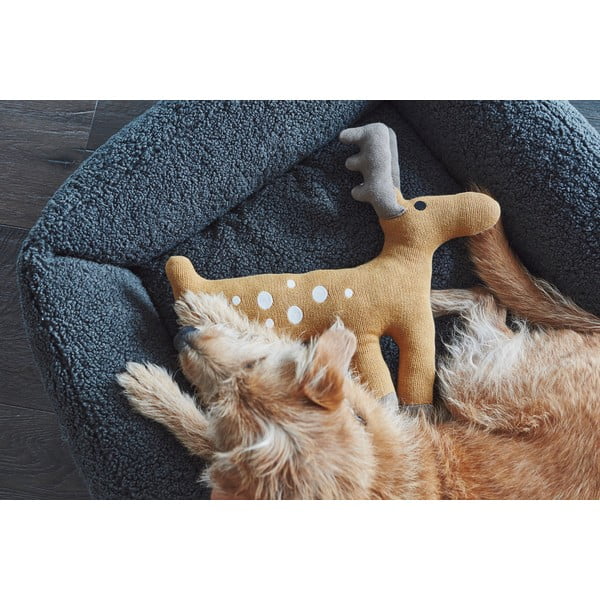 Sötétszürke buklé fekhely kutyáknak 71x91 cm Senso Graphite M – MiaCara-image-2