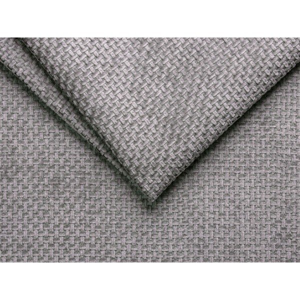 Szürke kárpitozott franciaágy ágytámla nélkül 140x200 cm Whale – Micadoni -image-3