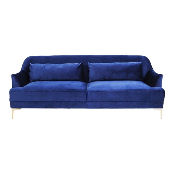 Proud kék háromszemélyes kanapé - Kare Design