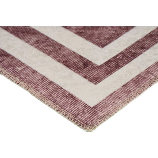 Piros mosható szőnyeg 180x120 cm - Vitaus-image-2