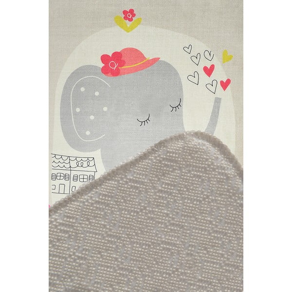 Elephants Bike csúszásgátlós gyerekszőnyeg, 140 x 190 cm Conceptum Hypnose-image-2