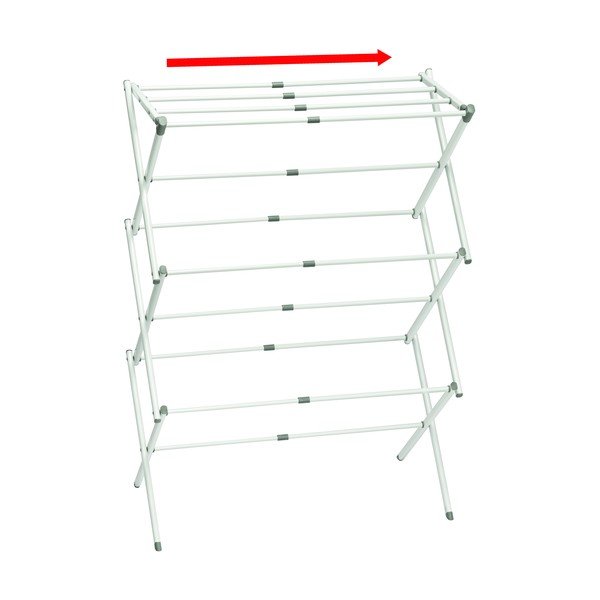 Brezio fehér háromemeletes ruhaszárító, 75 x 38 cm - iDesign-image-3