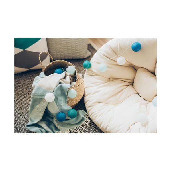 Barna LED fényfüzér, 30 gömbbel - LUKKA-image-4