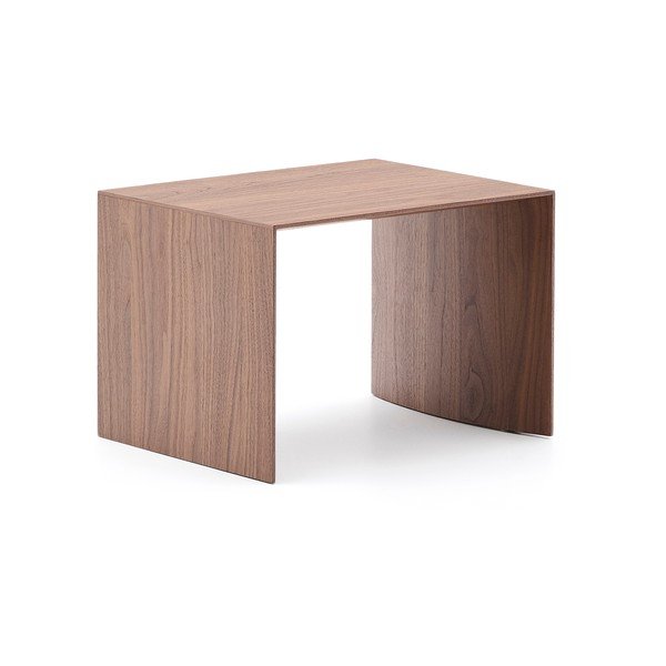 Tárolóasztal diófa dekorral 40x55 cm Litto – Kave Home