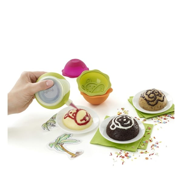 Decopen barna süti díszítő 4 fúvókával - Lékué-image-2