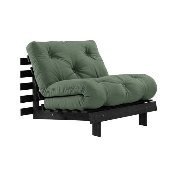 Roots Black/Olive Green variálható fotel - Karup Design