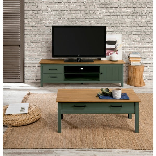 Miranda zöld fa dohányzóasztal - Marckeric-image-1