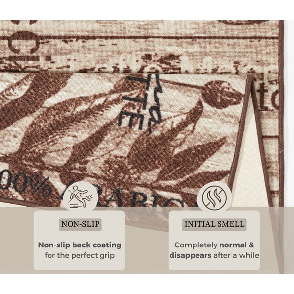 Delicious Coffee barna konyhai futószőnyeg, 67 x 180 cm - Hanse Home-image-4