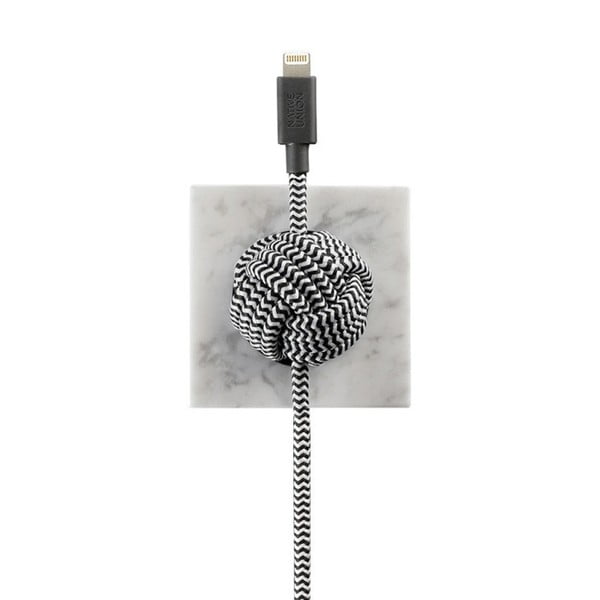 Night Cable márvány töltő állvány iPhonehoz, kábel hossza 3 m - Native Union