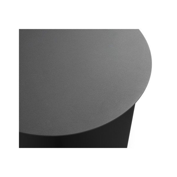 Oli fekete tárolóasztal, ⌀ 50 cm - Custom Form-image-4