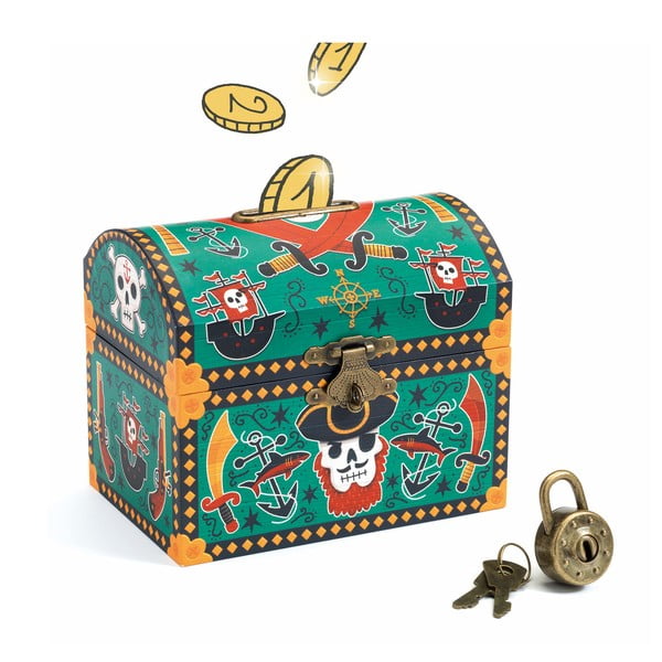 Kalózláda gyerek persely - Djeco-image-1