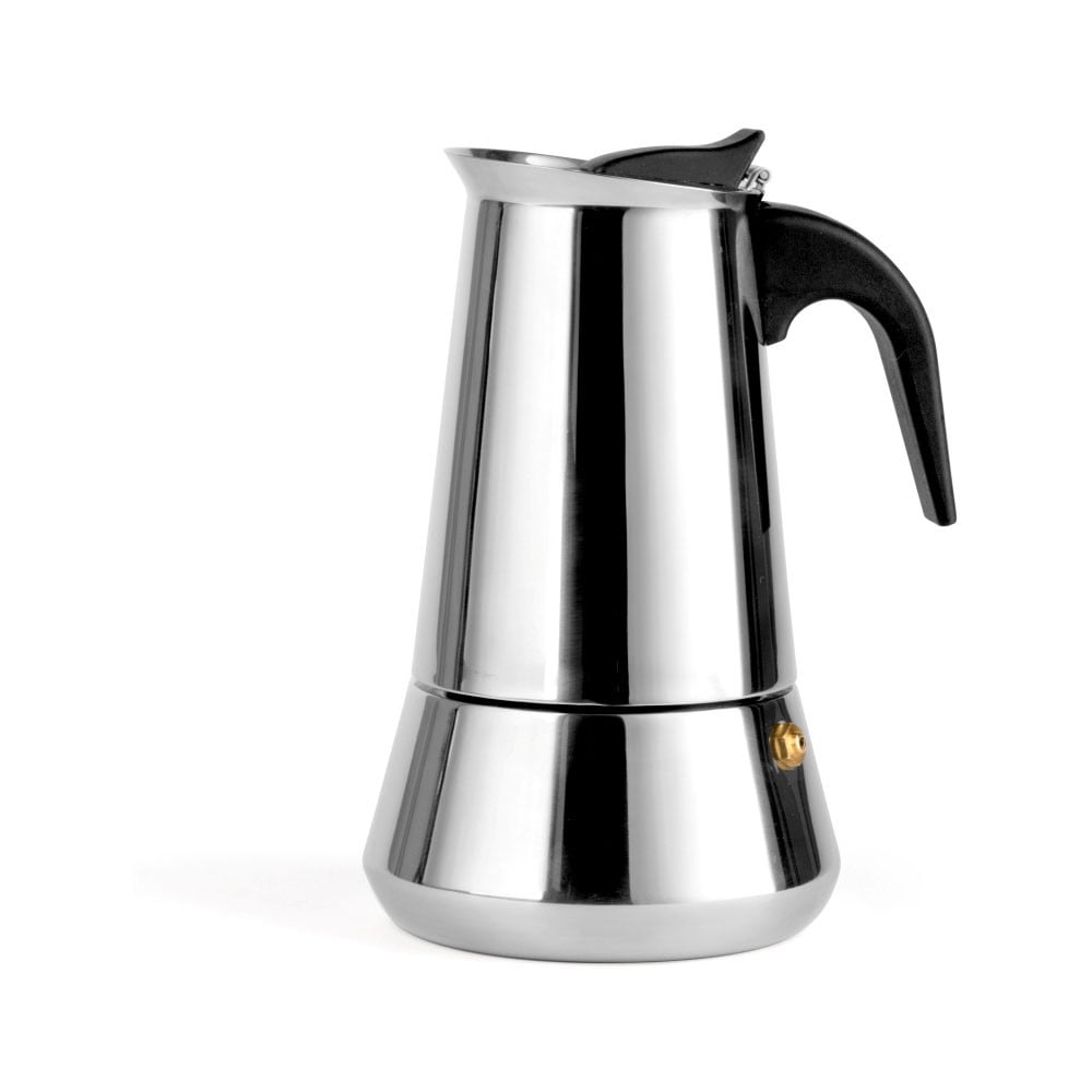 Ezüstszínű rozsdamentes acél kotyogós kávéfőző 400 ml Trevi  Leopold Vienna