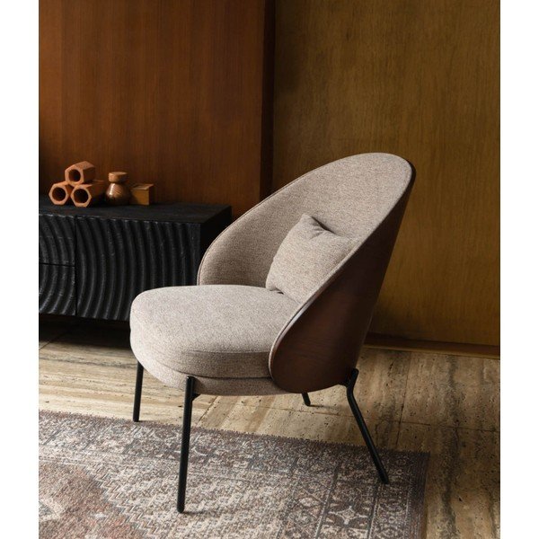 Bézs fotel Rodin – Dutchbone-image-1