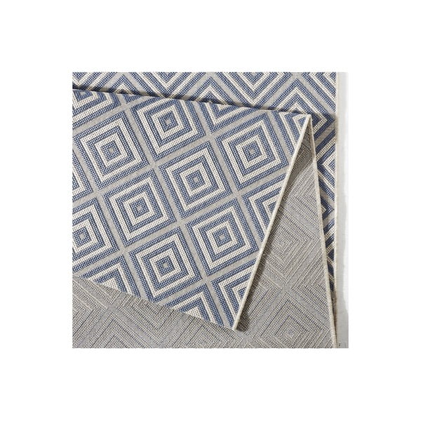 Karo kék kültéri szőnyeg, 160 x 230 cm - NORTHRUGS-image-3