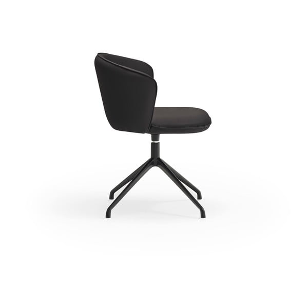 Fekete kárpitozott étkezőfotel szett 2 db-os Add – Teulat-image-4