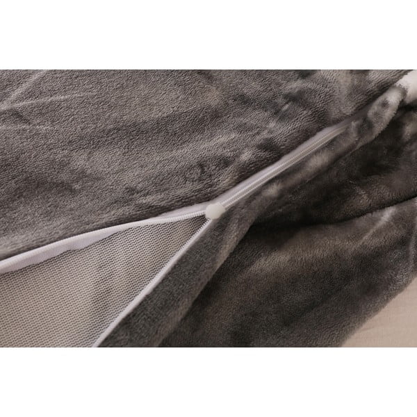 Szürke egyszemélyes mikroplüss ágyneműhuzat 140x200 cm – My House-image-2