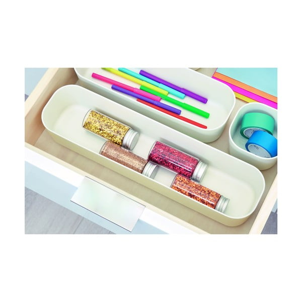 Eco fehér tárolódoboz, 9 x 36,5 cm - iDesign-image-2