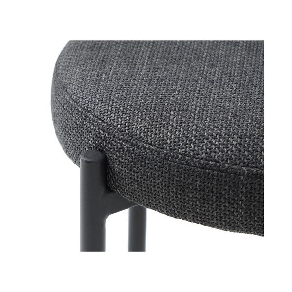 Sötétszürke fém ülőke Pelican – Unique Furniture-image-1