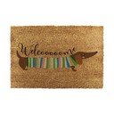 Kókuszrost lábtörlő 40x60 cm Welcome Sausage Dog – Artsy Doormats