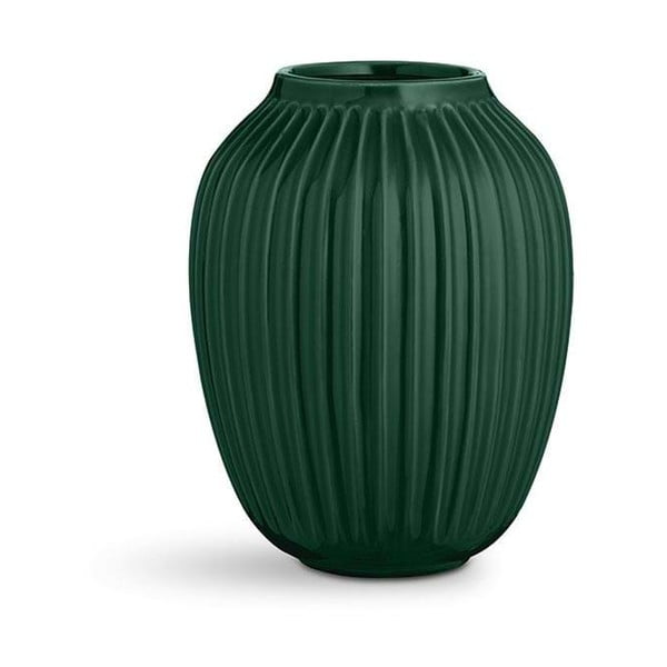 Hammershoi zöld agyagkerámia váza, magasság 25 cm - Kähler Design