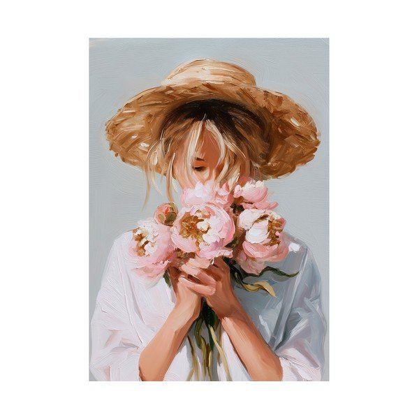 Kép kézzel festett részletekkel 70x100 cm Estelle – Styler