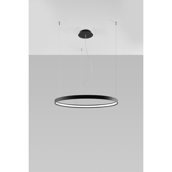 Fekete alumínium LED függőlámpa ø 78 cm RIO – Thoro-image-4