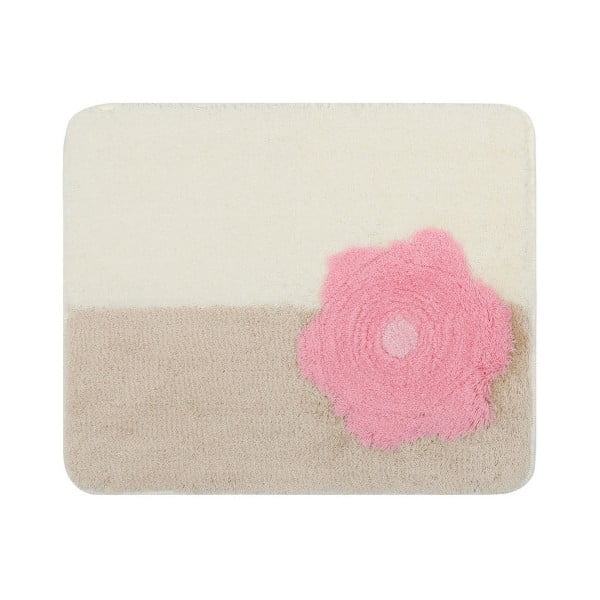 Confetti Bathmats Midas rózsaszín fürdőszobai szőnyeg, 50 x 60 cm