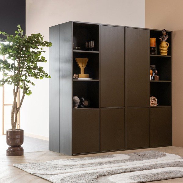 Szürke-bézs gyapjúkeverék szőnyeg 170x240 cm Moro – WOOOD-image-2