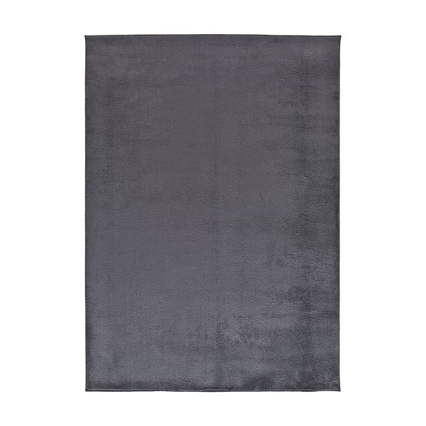 Sötétszürke mikroszálas szőnyeg 120x170 cm Coraline Liso – Universal