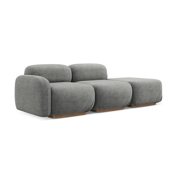 Szürke buklé moduláris heverő (jobb oldali) Ailani – Makamii-image-2