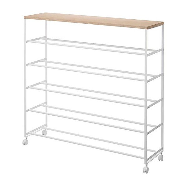 Fehér fém cipőtartó állvány 90,5x87x26 cm Tower – YAMAZAKI