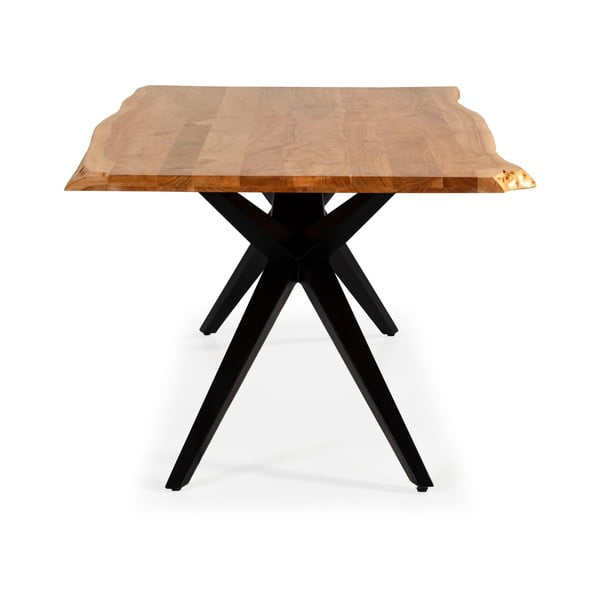 Étkezőasztal akácfa asztallappal 100x200 cm Mudri – MOME-image-4