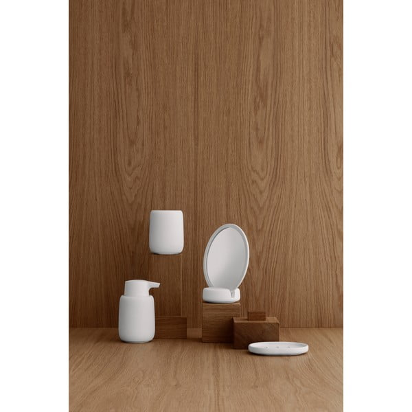 Fehér kerámia fogkefetartó pohár, térfogat 0,3 l - Blomus-image-2