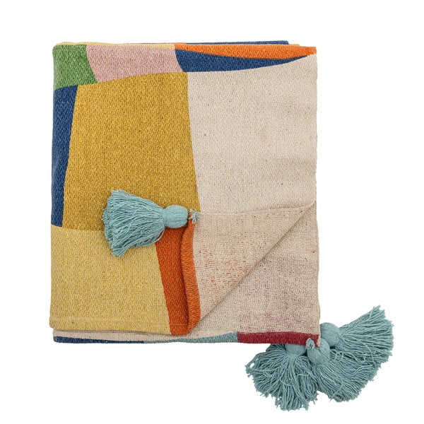 Újrahasznosított pamut gyerek takaró 130x160 cm Colorine – Bloomingville Mini-image-4