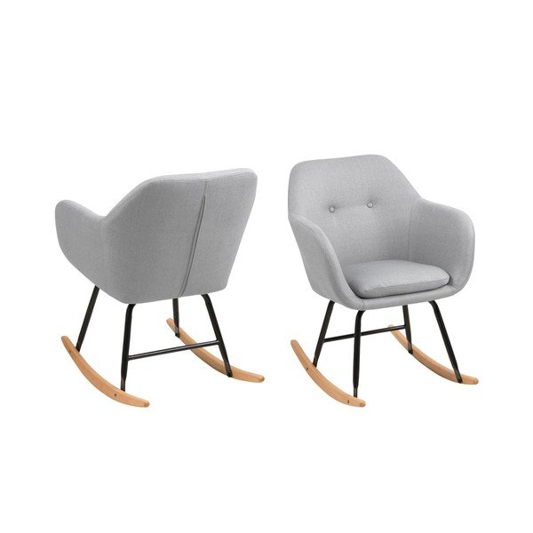 Emilia világosszürke hintaszék - Actona-image-2