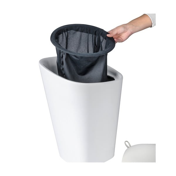 Candy fehér szennyeskosár és ülőke egyben, 20 l - Wenko-image-4